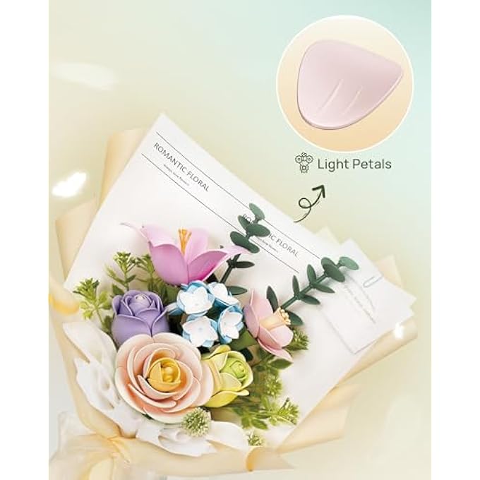 3D ASSEMBLY PUZZLE, FLORAL THEME, 9X12 INCHES, 1 PIECE, ABS MATERIAL, AGES 14+ - Image 4